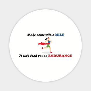 Runners Gaining Endurance Magnet